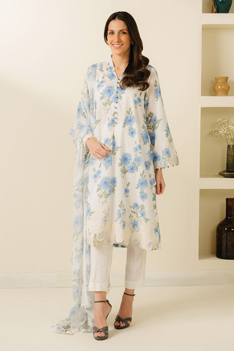 Cross Stitch | Exclusive Pret | Garden Glam-2PC (Shirt & Dupatta)-1