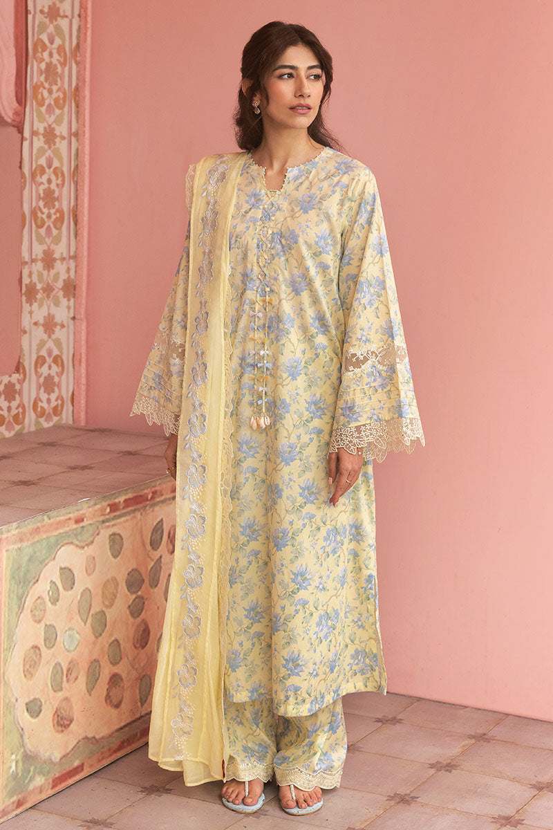 Cross Stitch | Premium Lawn 25 | SUNSHINE DREAM -  Cross Stitch Ladies Clothes - Original Designer Dress - House of Maryam