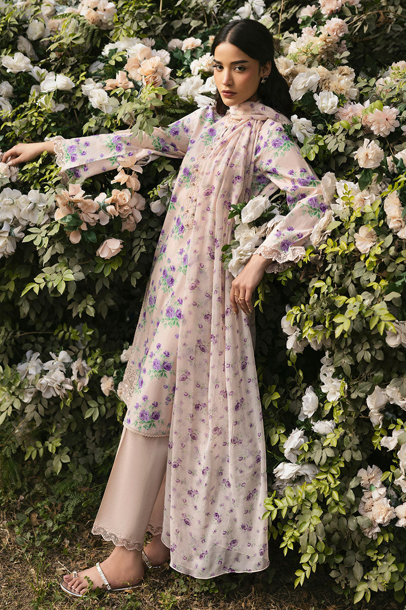 Cross Stitch | Premium Lawn 25 | ROSY AFFAIR -  Cross Stitch Ladies Clothes - Original Designer Dress - House of Maryam
