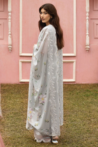 Cross Stitch | Premium Lawn 25 | GRAY FROST -  Cross Stitch Ladies Clothes - Original Designer Dress - House of Maryam