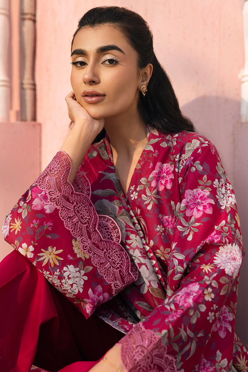 Cross Stitch | Premium Lawn 25 | WHIMSICAL ZEST -  Cross Stitch Ladies Clothes - Original Designer Dress - House of Maryam