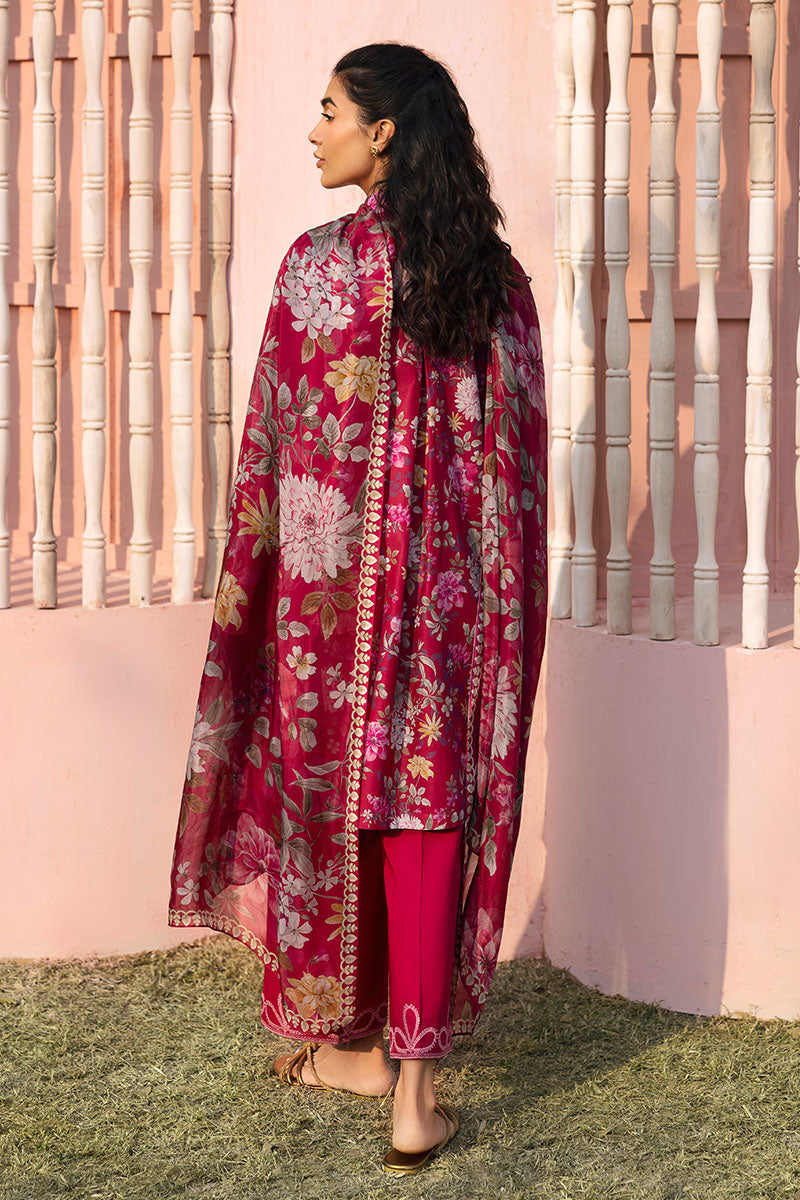 Cross Stitch | Premium Lawn 25 | WHIMSICAL ZEST -  Cross Stitch Ladies Clothes - Original Designer Dress - House of Maryam