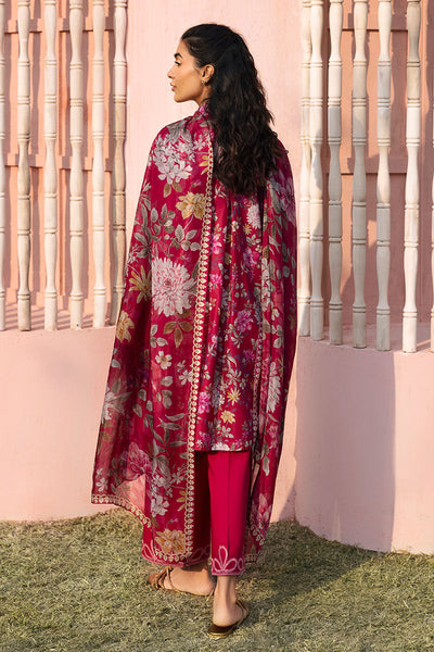 Cross Stitch | Premium Lawn 25 | WHIMSICAL ZEST -  Cross Stitch Ladies Clothes - Original Designer Dress - House of Maryam