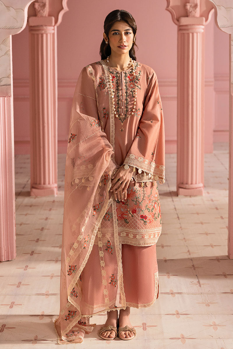 Cross Stitch | Premium Lawn 25 | ROSE QUARTZ -  Cross Stitch Ladies Clothes - Original Designer Dress - House of Maryam