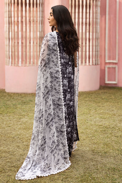 Cross Stitch | Premium Lawn 25 | SOMBER ESCAPE -  Cross Stitch Ladies Clothes - Original Designer Dress - House of Maryam