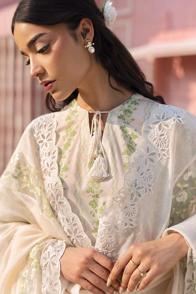 Cross Stitch | Premium Lawn 25 | GREEN TRELLIS -  Cross Stitch Ladies Clothes - Original Designer Dress - House of Maryam