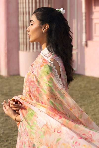 Cross Stitch | Premium Lawn 25 | ALMOND PINK -  Cross Stitch Ladies Clothes - Original Designer Dress - House of Maryam