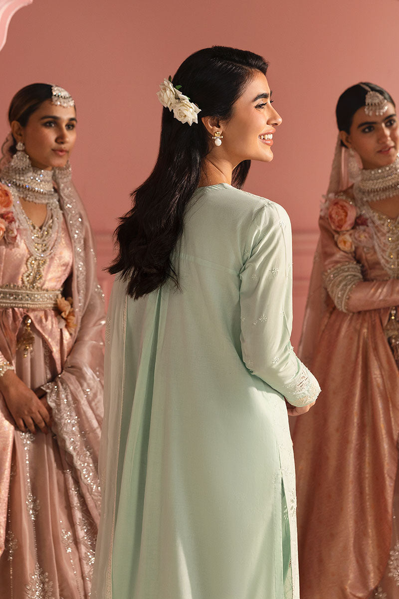 Cross Stitch | Premium Lawn 25 | SKY WHISPER -  Cross Stitch Ladies Clothes - Original Designer Dress - House of Maryam