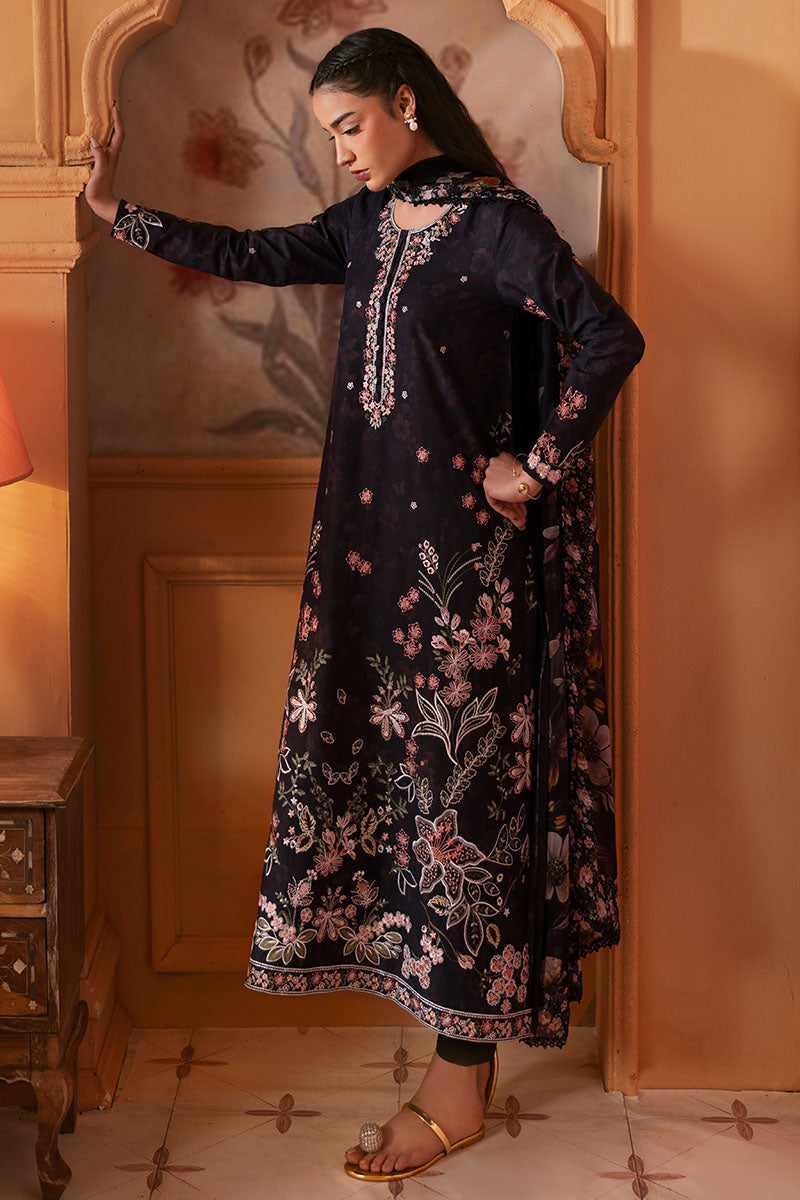Cross Stitch | Premium Lawn 25 | CAVIAR CHARM -  Cross Stitch Ladies Clothes - Original Designer Dress - House of Maryam
