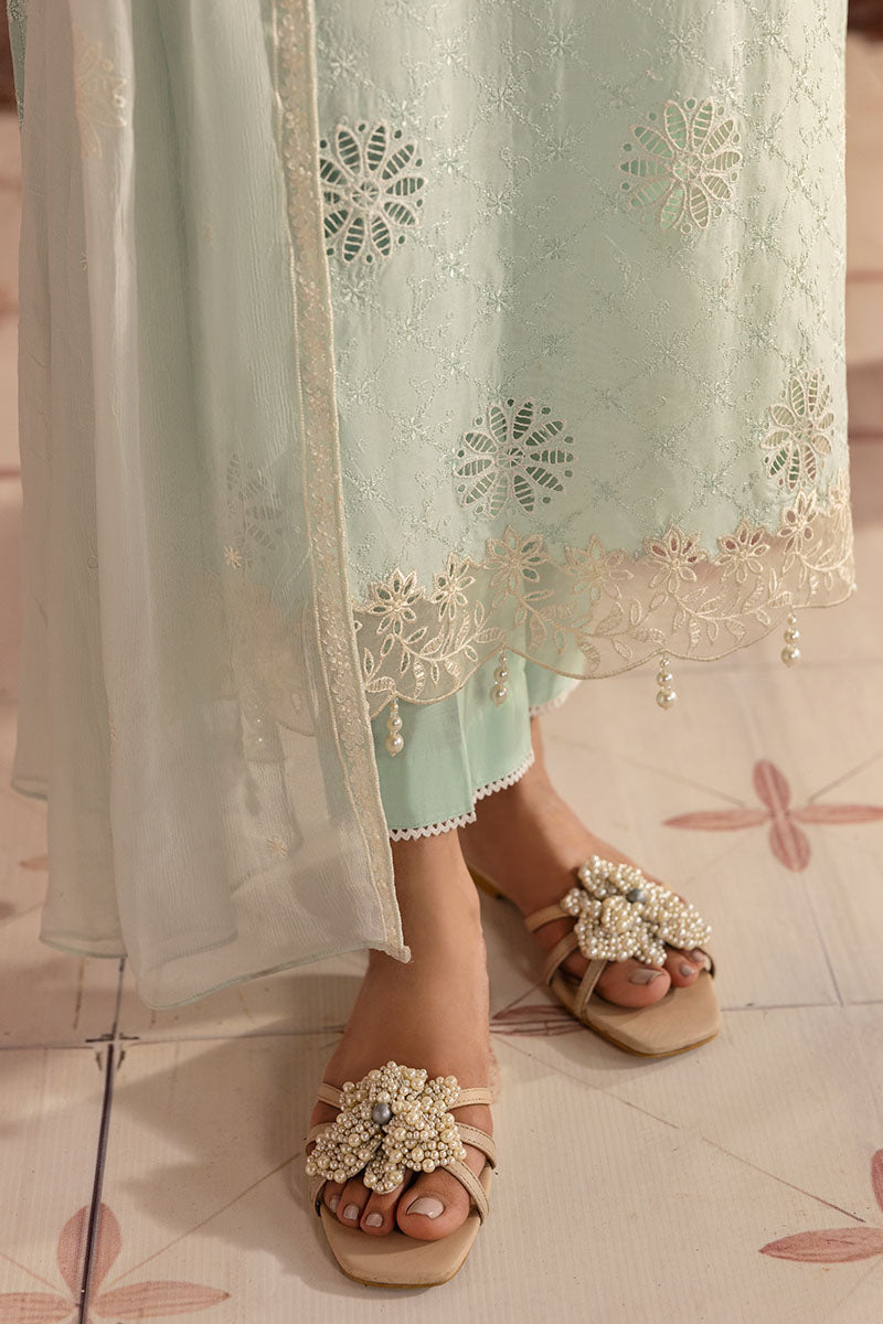 Cross Stitch | Premium Lawn 25 | SKY WHISPER -  Cross Stitch Ladies Clothes - Original Designer Dress - House of Maryam