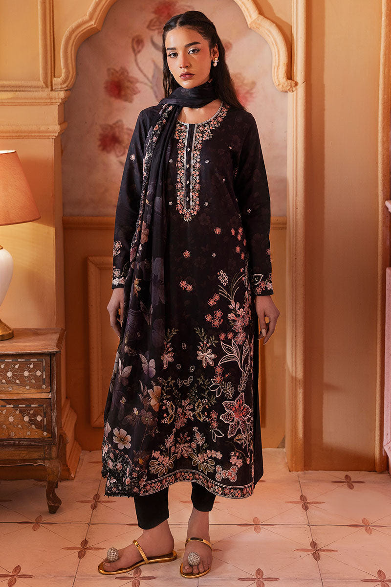 Cross Stitch | Premium Lawn 25 | CAVIAR CHARM -  Cross Stitch Ladies Clothes - Original Designer Dress - House of Maryam