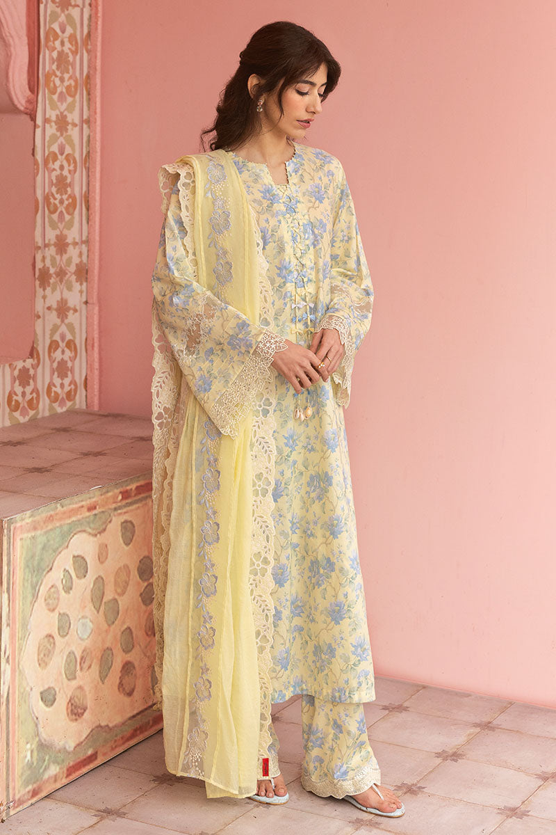 Cross Stitch | Premium Lawn 25 | SUNSHINE DREAM -  Cross Stitch Ladies Clothes - Original Designer Dress - House of Maryam