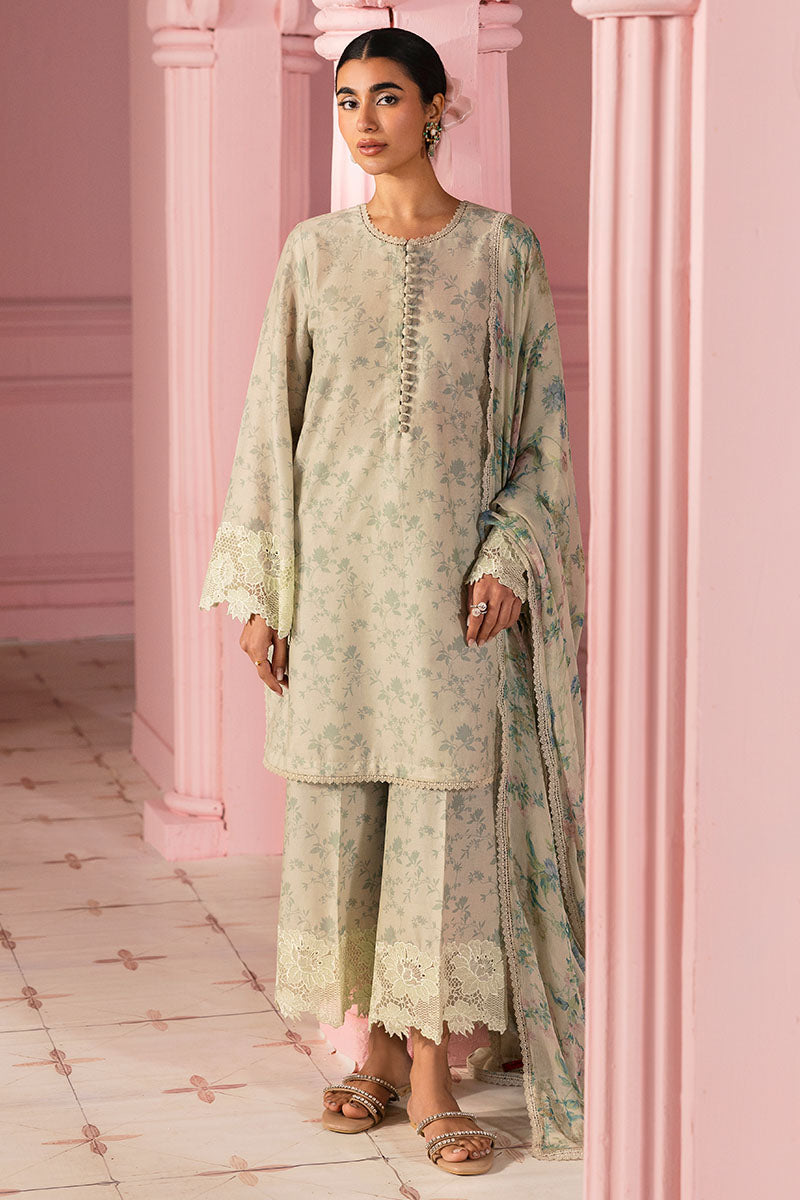Cross Stitch | Premium Lawn 25 | SAGE GLEAM -  Cross Stitch Ladies Clothes -  House of Maryam
