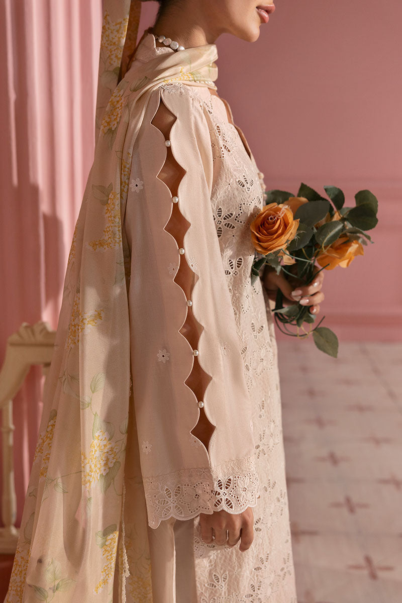 Cross Stitch | Premium Lawn 25 | PEACH PARFAIT -  Cross Stitch Ladies Clothes - Original Designer Dress - House of Maryam