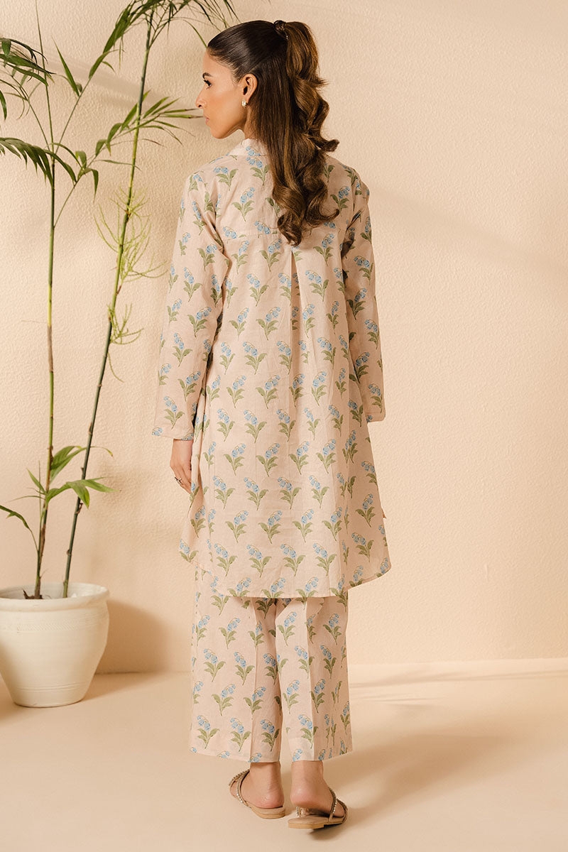 Cross Stitch | Basic Pret | Tulip Bunch-2PC (Shirt & Trouser)-6