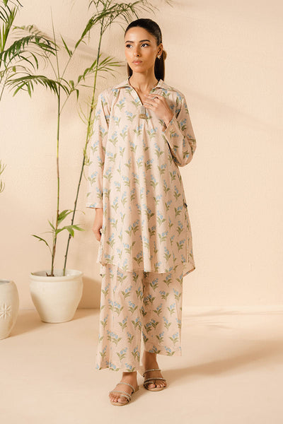 Cross Stitch | Basic Pret | Tulip Bunch-2PC (Shirt & Trouser)