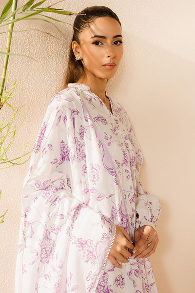 Cross Stitch | Basic Pret | Lilac Muse-3PC (Shirt, Trouser & Dupatta)