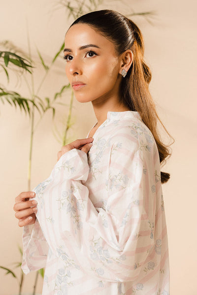 Cross Stitch | Basic Pret | Celestial White Printed Lawn Shirt