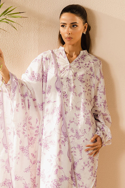 Cross Stitch | Basic Pret | Lilac Muse-3PC (Shirt, Trouser & Dupatta)