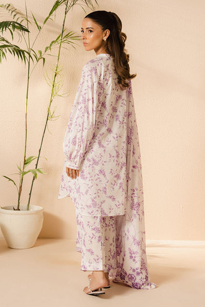Cross Stitch | Basic Pret | Lilac Muse-3PC (Shirt, Trouser & Dupatta)