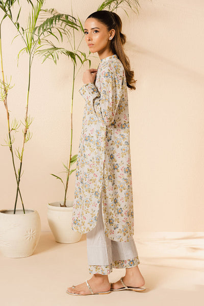 Cross Stitch | Basic Pret | Blue Haze-2PC (Shirt & Trouser)