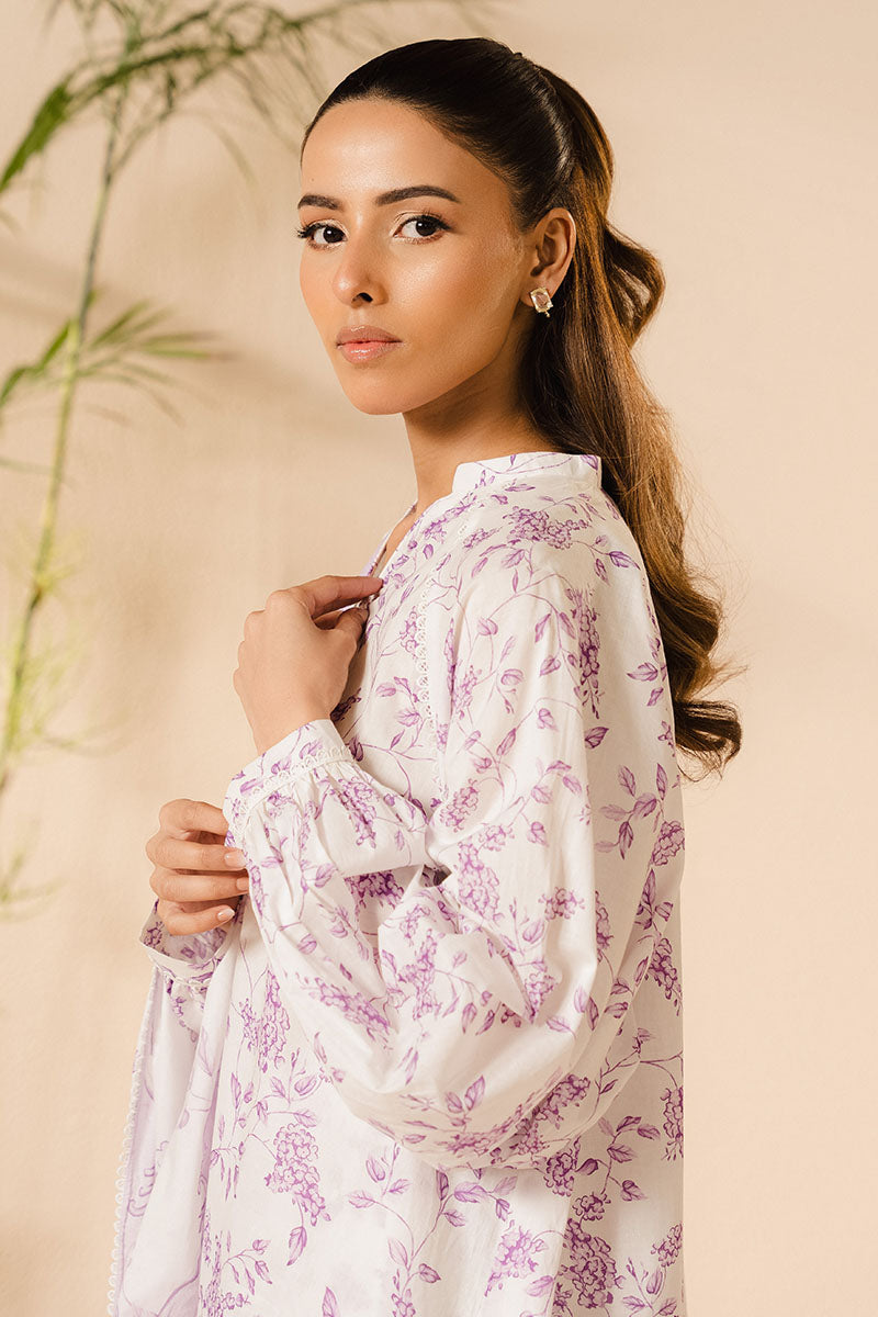Cross Stitch | Basic Pret | Lilac Muse-3PC (Shirt, Trouser & Dupatta)-6