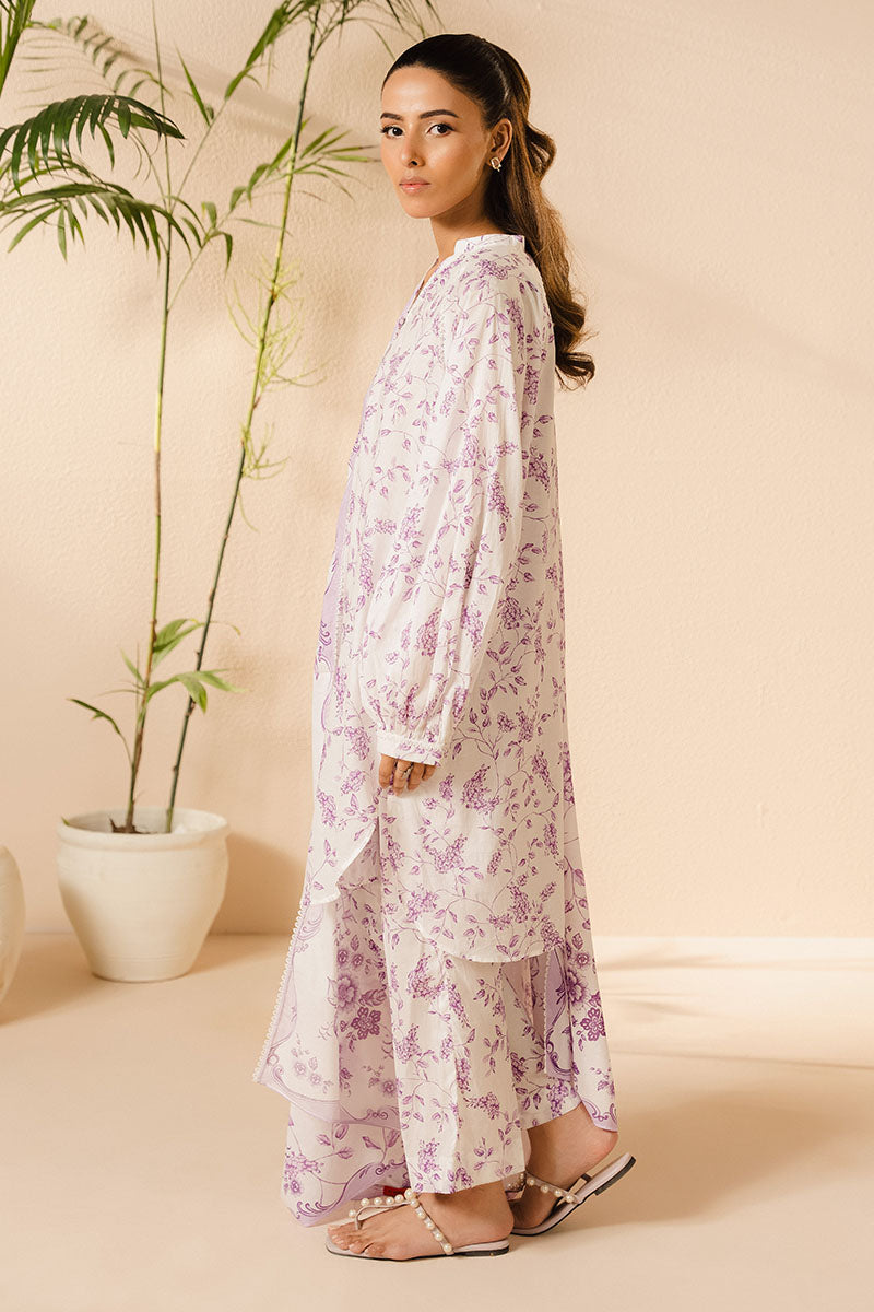 Cross Stitch | Basic Pret | Lilac Muse-3PC (Shirt, Trouser & Dupatta)-4