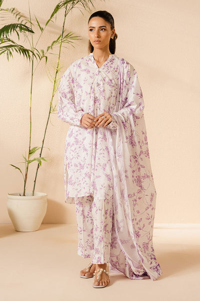 Cross Stitch | Basic Pret | Lilac Muse-3PC (Shirt, Trouser & Dupatta)