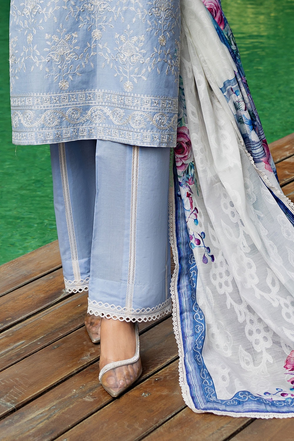 Gul Ahmed | Festive Capsule 25 | SP-52007 -  Gul Ahmed Ladies Clothes - Original Designer Dress - House of Maryam