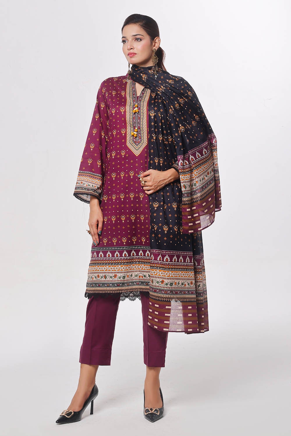 Gul Ahmed | Summer Special 25 |  CLP-52202 -  Gul Ahmed Ladies Clothes - Original Designer Dress - House of Maryam