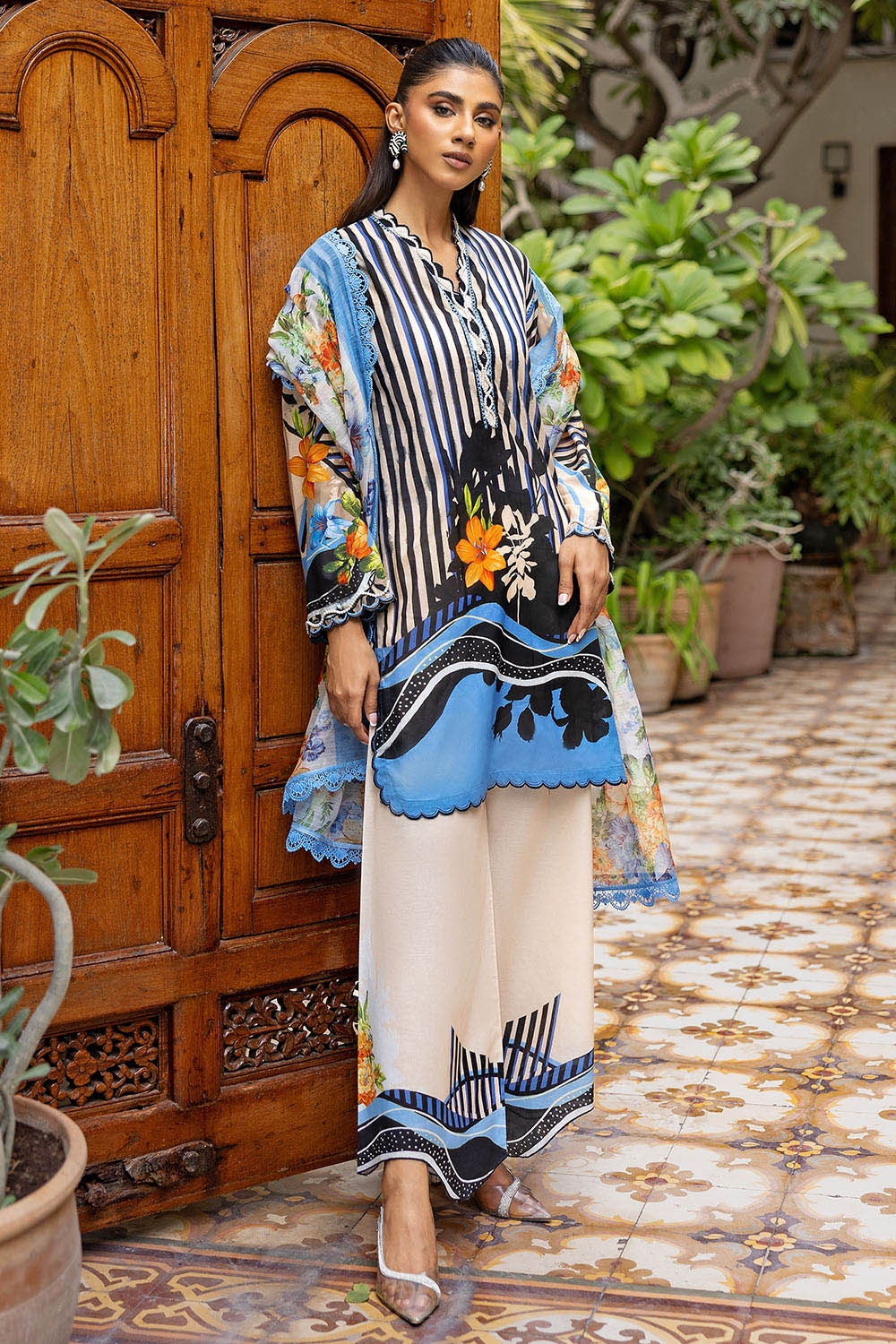 Gul Ahmed | Festive Capsule 25 |  PC-52002 -  Gul Ahmed Ladies Clothes - Original Designer Dress - House of Maryam