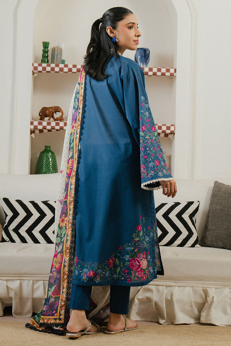 Cross Stitch | Daily Wear 25 | MIDNIGHT TIDE-3 -  Cross Stitch Ladies Clothes - Original Designer Dress - House of Maryam