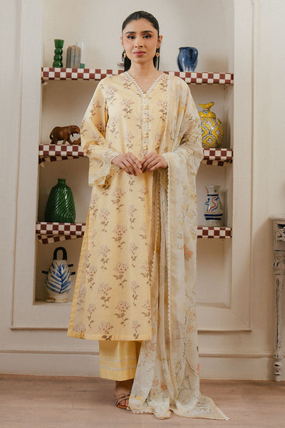 Cross Stitch | Daily Wear 25 | ORCHID IMPRESSION-3 PC -  Cross Stitch Ladies Clothes - Original Designer Dress - House of Maryam