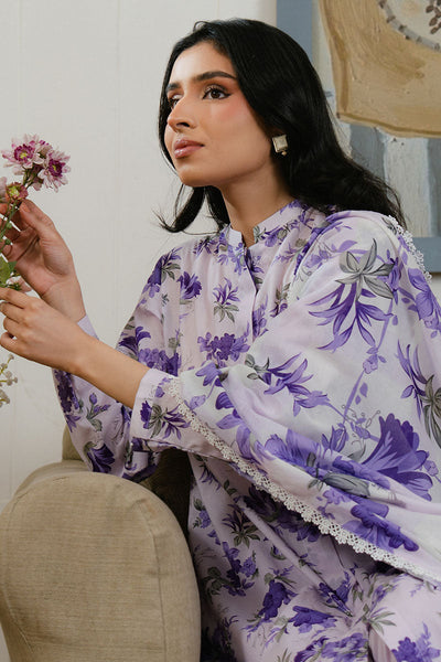 Cross Stitch | Daily Wear 25 | FLORAL ARDENT-3 PC -  Cross Stitch Ladies Clothes - Original Designer Dress - House of Maryam
