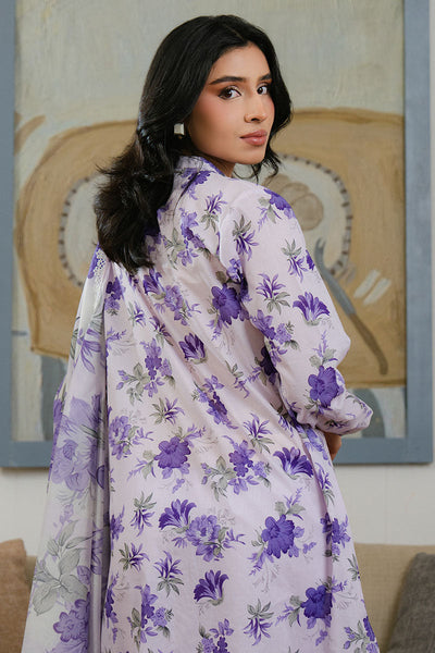 Cross Stitch | Daily Wear 25 | FLORAL ARDENT-3 PC -  Cross Stitch Ladies Clothes - Original Designer Dress - House of Maryam