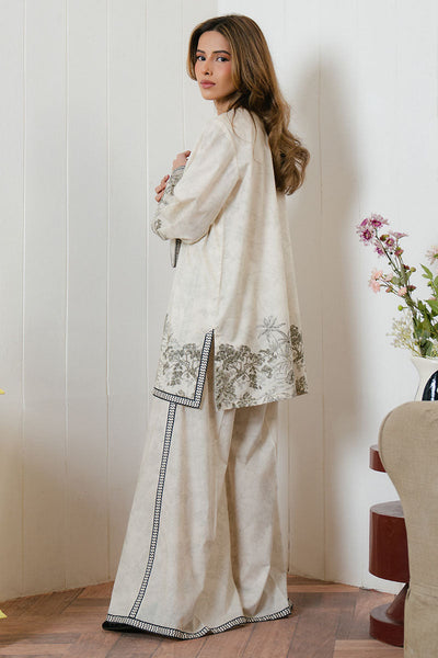 Cross Stitch | Daily Wear 25 | BISQUE TALE-2 PC -  Cross Stitch Ladies Clothes - Original Designer Dress - House of Maryam