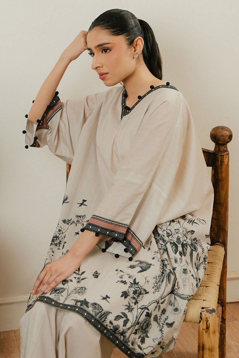 Cross Stitch | Daily Wear 25 | SILVER CLOUD-2 PC -  Cross Stitch Ladies Clothes - Original Designer Dress - House of Maryam