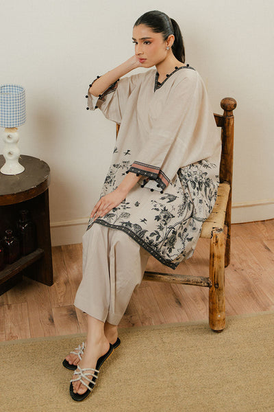 Cross Stitch | Daily Wear 25 | SILVER CLOUD-2 PC -  Cross Stitch Ladies Clothes - Original Designer Dress - House of Maryam