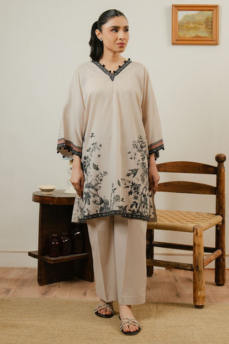 Cross Stitch | Daily Wear 25 | SILVER CLOUD-2 PC -  Cross Stitch Ladies Clothes - Original Designer Dress - House of Maryam