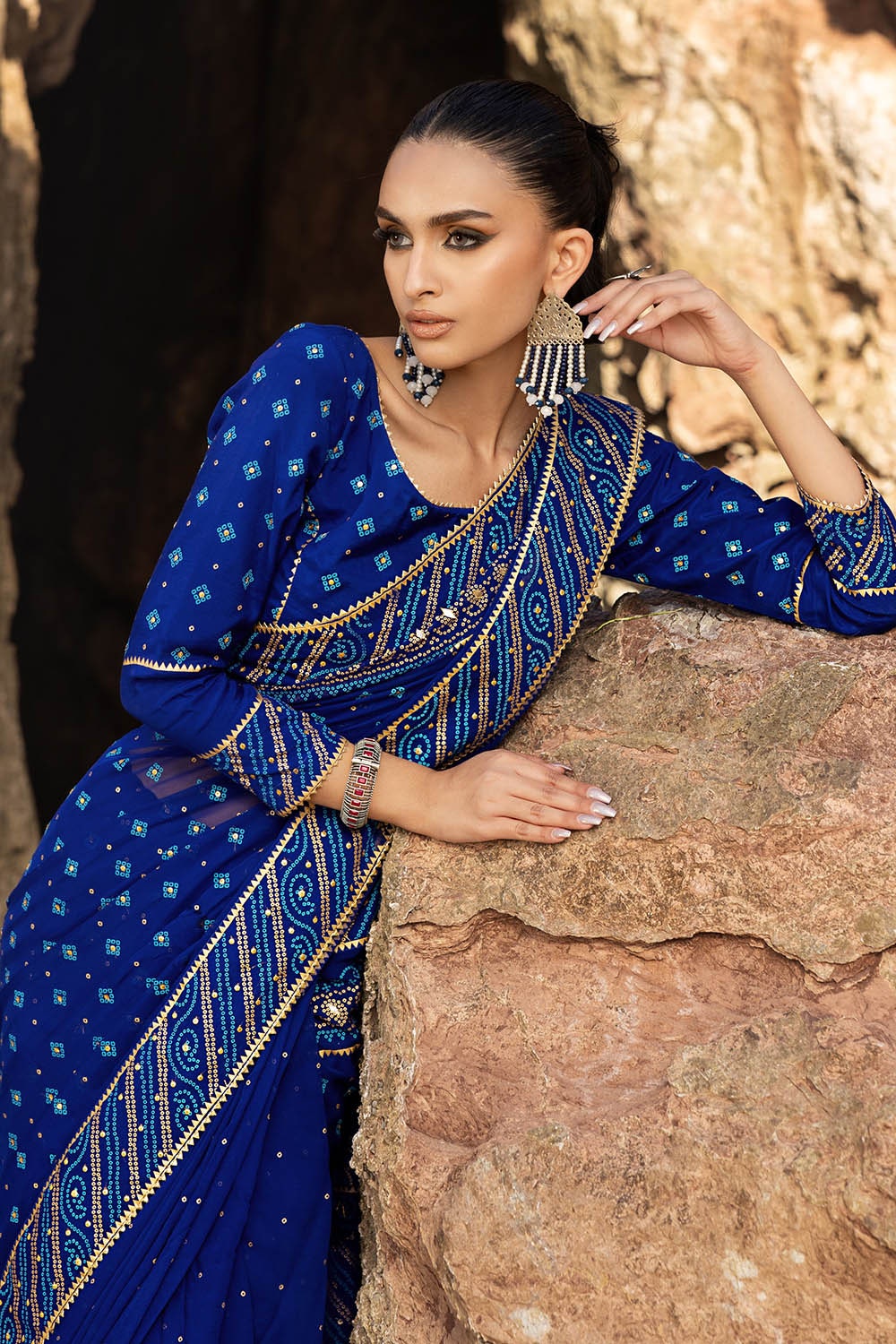 Gul Ahmed | Chunri Lawn 25 | PRS-52002 B -  Gul Ahmed Ladies Clothes - Original Designer Dress - House of Maryam