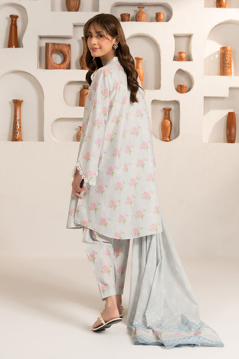 Cross Stitch | Basic Pret | Winsome Glaze-3PC (Shirt,Dupatta & Trouser)-7