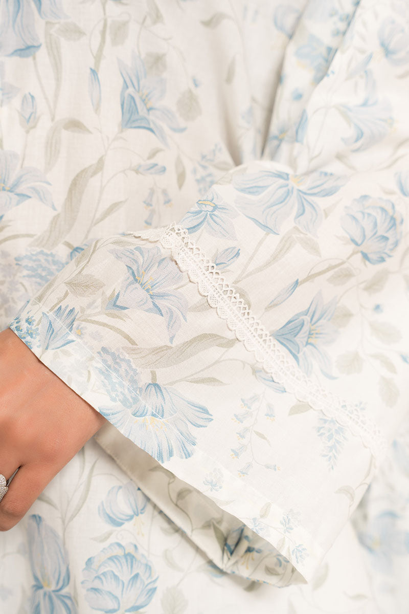 Cross Stitch | Basic Pret | Pristine Ice-3PC (Shirt,Dupatta & Trouser)