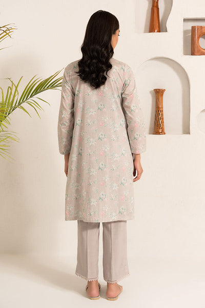 Cross Stitch | Basic Pret | Floral Ash-2PC (Shirt & Trouser)