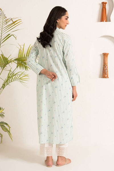 Cross Stitch | Basic Pret | Aqua Tale-2PC (Shirt & Trouser)
