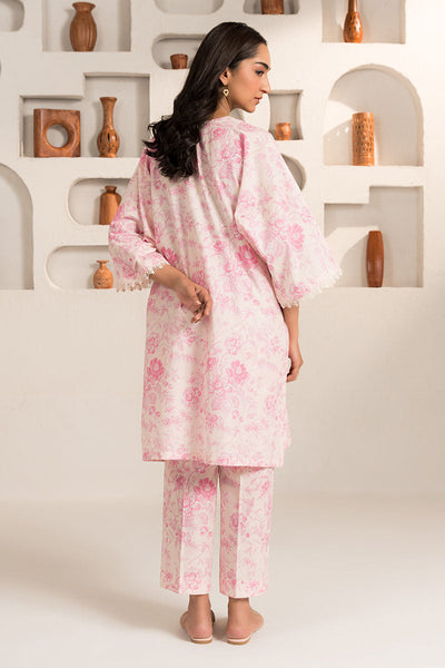 Cross Stitch | Basic Pret | Pink Blush-2PC (Shirt & Trouser)