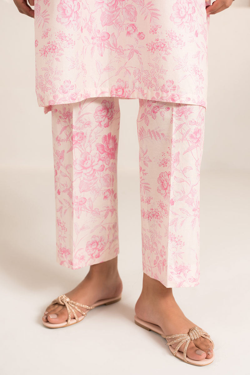 Cross Stitch | Basic Pret | Pink Blush-2PC (Shirt & Trouser)-3