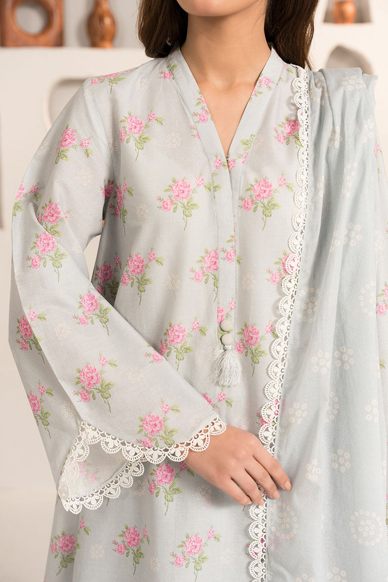 Cross Stitch | Basic Pret | Winsome Glaze-3PC (Shirt,Dupatta & Trouser)-3