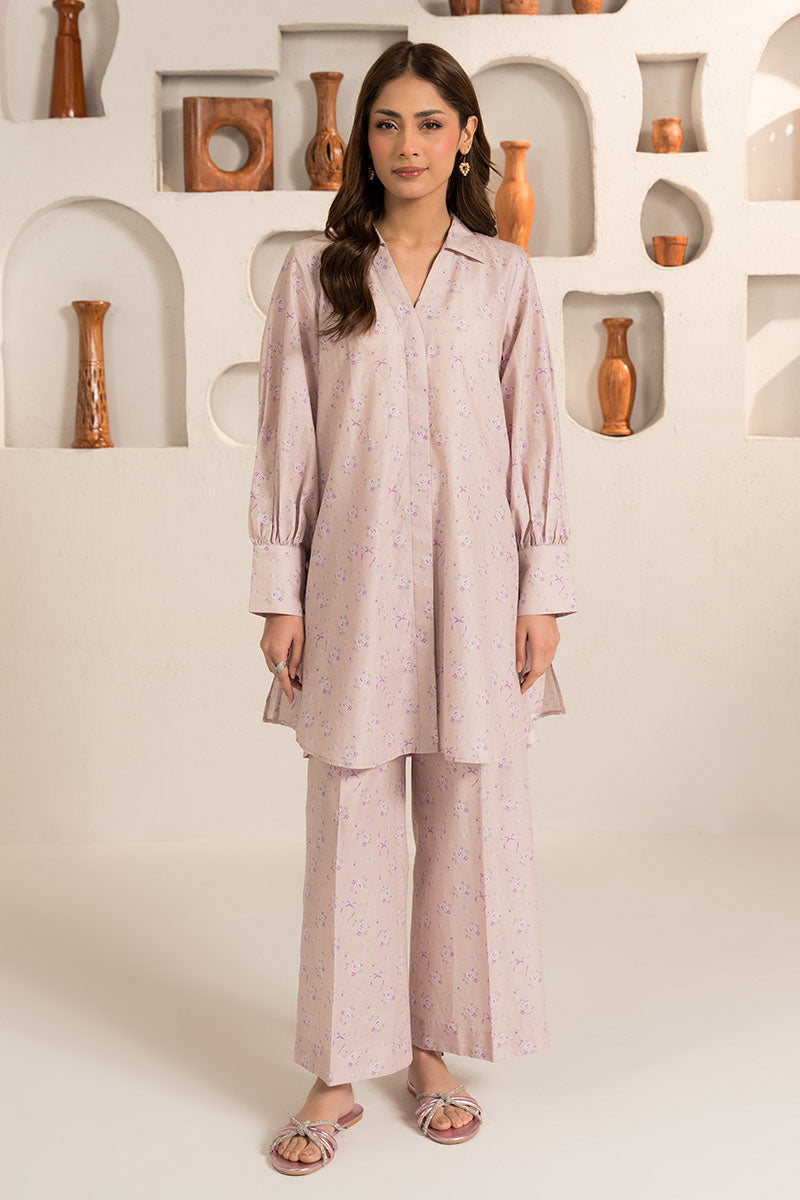 Cross Stitch | Basic Pret | Hushed Rose-2PC (Shirt & Trouser)-4