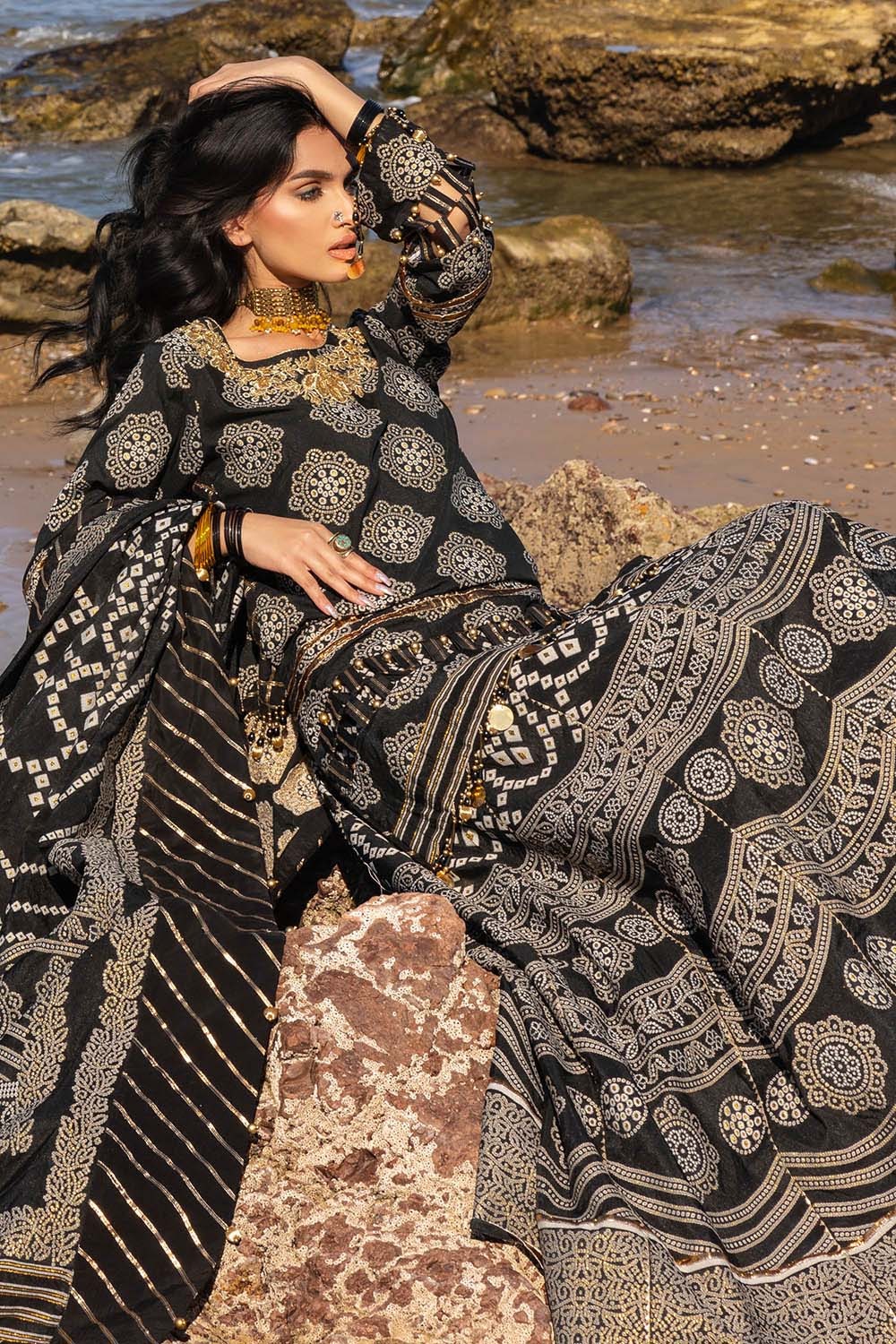 Gul Ahmed | Chunri Lawn 25 | PRW-32083 -  Gul Ahmed Ladies Clothes - Original Designer Dress - House of Maryam