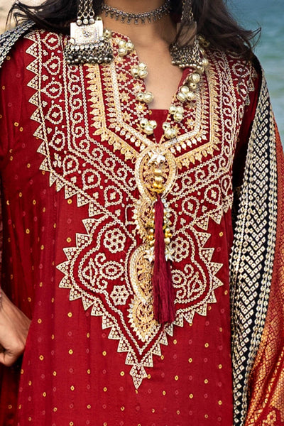 Gul Ahmed | Chunri Lawn 25 | PRW-42003 -  Gul Ahmed Ladies Clothes - Original Designer Dress - House of Maryam